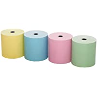 80x80-48 Rollos Papel Térmico Colores Surtidos